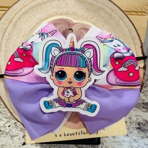 Colorful Unicorn Hair Bow